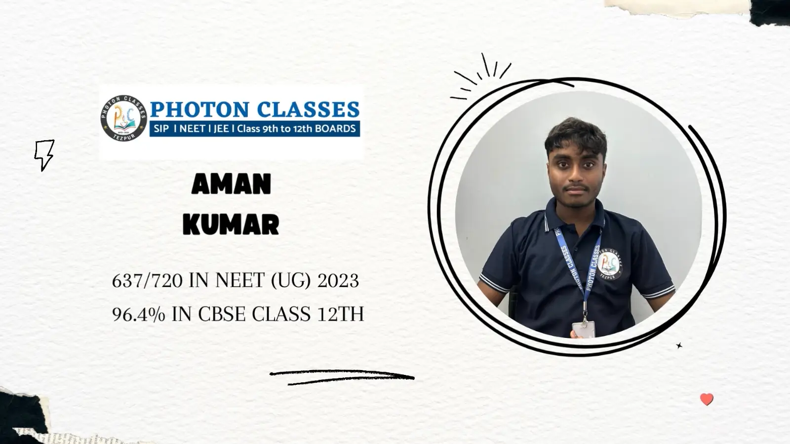 Padmakshi Dutta 655/720 NEET UG 2023